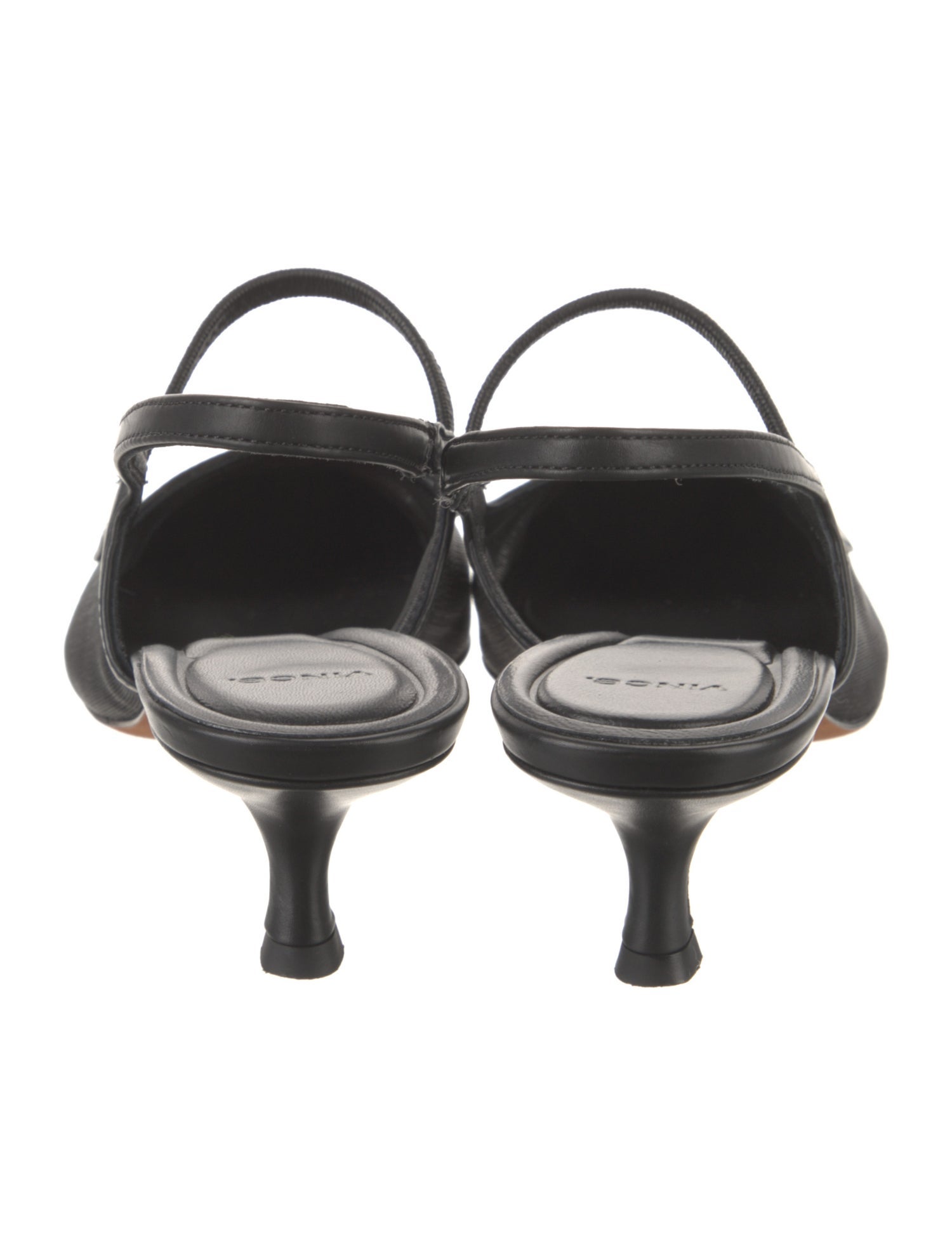 Vince Leather Slingback Pumps